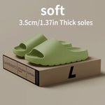 Coconut Slippers Cloud Thick-soled Sandals Summer Fashion Soft Bottom Beach Men Slippers Women's Sandals  EVA Slides