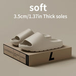 Hot Coconut Slippers Cloud Thick-soled Sandals Summer Fashion Soft Bottom Beach Men Slippers Women's Sandals EVA Slides